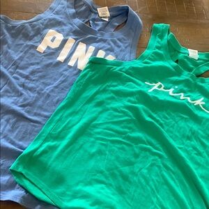 Pink VS tank tops